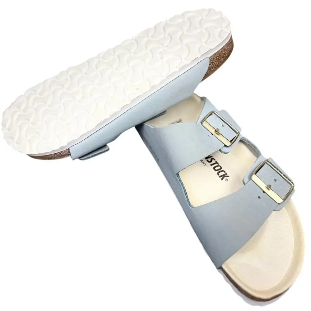 Birkenstock New Women's Arizona Sandal Sky Blue Nubuck | 39 EU - Picture 4 of 5